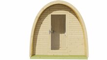 Sauna POD Tolva &Oslash;230 x 400 cm - vurenhout 38mm