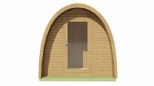Sauna POD Tolva &Oslash;230 x 480 cm - thermowood 42mm 