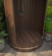 Buitendouche barrel &Oslash;130 cm - 42 mm thermowood