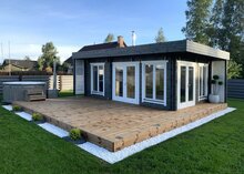 Saunahuis Kristinestad - 70 mm onbehandeld