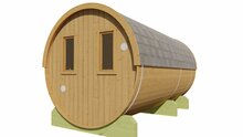 Barrelsauna Thermowood &Oslash;205 x 400 - Saunabarrel 400cm
