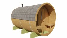 Barrelsauna Thermowood &Oslash;205 x 350 - Saunabarrel 