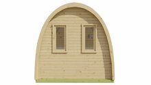 Sauna POD Tolva &Oslash;230 x 400 cm - vurenhout 38mm