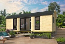 Zirkuswagen 720 x 328 x 354 cm - Pipowagen Dan