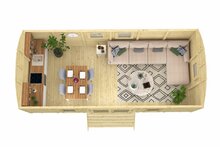 Zirkuswagen 720 x 328 x 354 cm - Pipowagen Dan