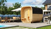 Sauna cube Rovaniemi &Oslash;219 x 280 cm - vurenhout  38mm 