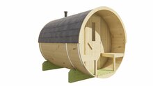 Saunabarrel vurenhout &Oslash;205 x 250 cm