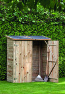 Ger&auml;tehaus Bayern Druckimpr&auml;gniert inkl. Dachpappe 150 x 70 x 173/185 cm