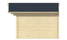 Blokhut Bo rechterzijaanzicht