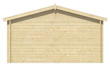 Blokhut Dyre achteraanzijde