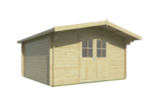 Blokhut Torrent vooraanzicht