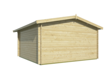 Blokhut Torrent achteraanzicht