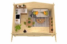 Blokhut Pavel bovenaanzicht