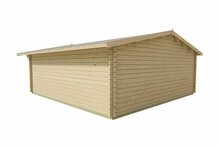 Blokhut Helle rechterzijaanzicht