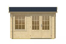 Blokhut Daisy vooraanzicht