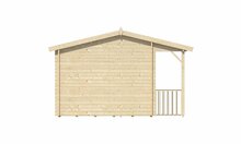 Blokhut Ragna linkerzijaanzicht