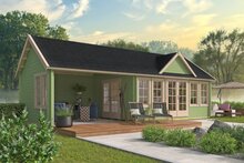 Blokhut Big Ben groen