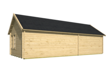 Blokhut Big Ben achteraanzicht