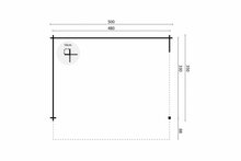 Blokhut Th&uuml;ringen maatvoering