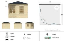 Blokhut Asmund maatvoering