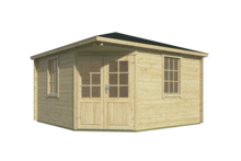 Blokhut Lotte vooraanzicht