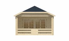 Blokhut Torkel linkerzijaanzicht