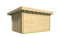 Blokhut James achteraanzicht