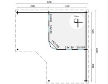 Blokhut Jutka maatvoering