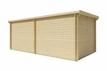 Blokhut Hasse achteraanzicht