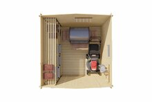 Blokhut Valery bovenaanzicht