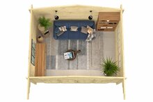 Blokhut Blackpool bovenaanzicht