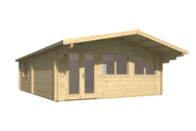 Blokhut Ballyragget vooraanzicht