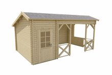 Gartenhaus Selma 578 x 350 x 279 cm mit Seitendach