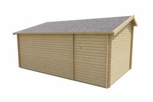 Gartenhaus Selma 578 x 350 x 279 cm mit Seitendach