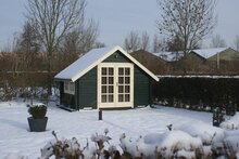 Blokhut Skov sfeerafbeelding