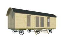 Zirkuswagen 720 x 328 x 354 cm - Pipowagen Dan