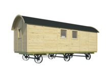 Zirkuswagen 720 x 328 x 354 cm - Pipowagen Dan