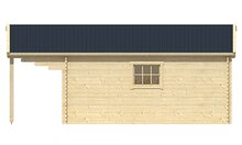 Blokhut Emiel rechterzijaanzicht