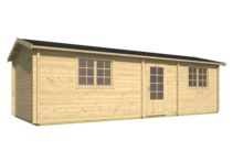 Blokhut Ava vooraanzicht