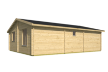 Blokhut Mullingar achteraanzicht