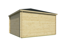 Blokhut Lotte achteraanzicht