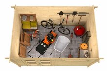 Blokhut Ulmod bovenaanzicht