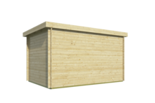 Blokhut Ulmod achteraanzicht