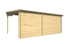 Blokhut Dora achteraanzicht