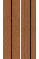 PuraDock massieve composiet vlonderplank teak 2,2 x 14,6 x 290 cm