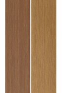 PuraTerra semi-massieve composiet vlonderplank teak bi-color 2,3 x 13,8 x 300 cm