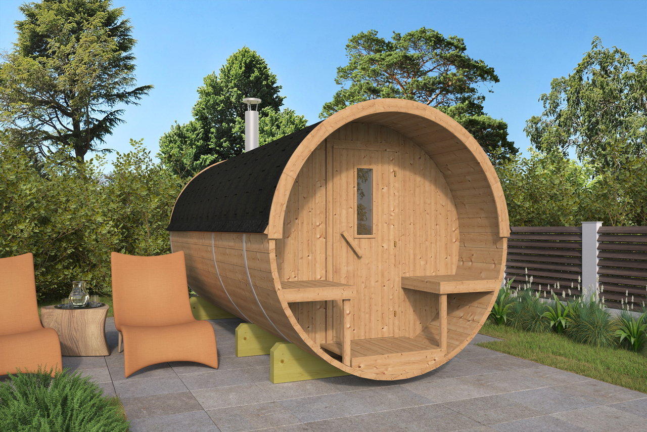 Thermowood saunafass Ø205 x 400