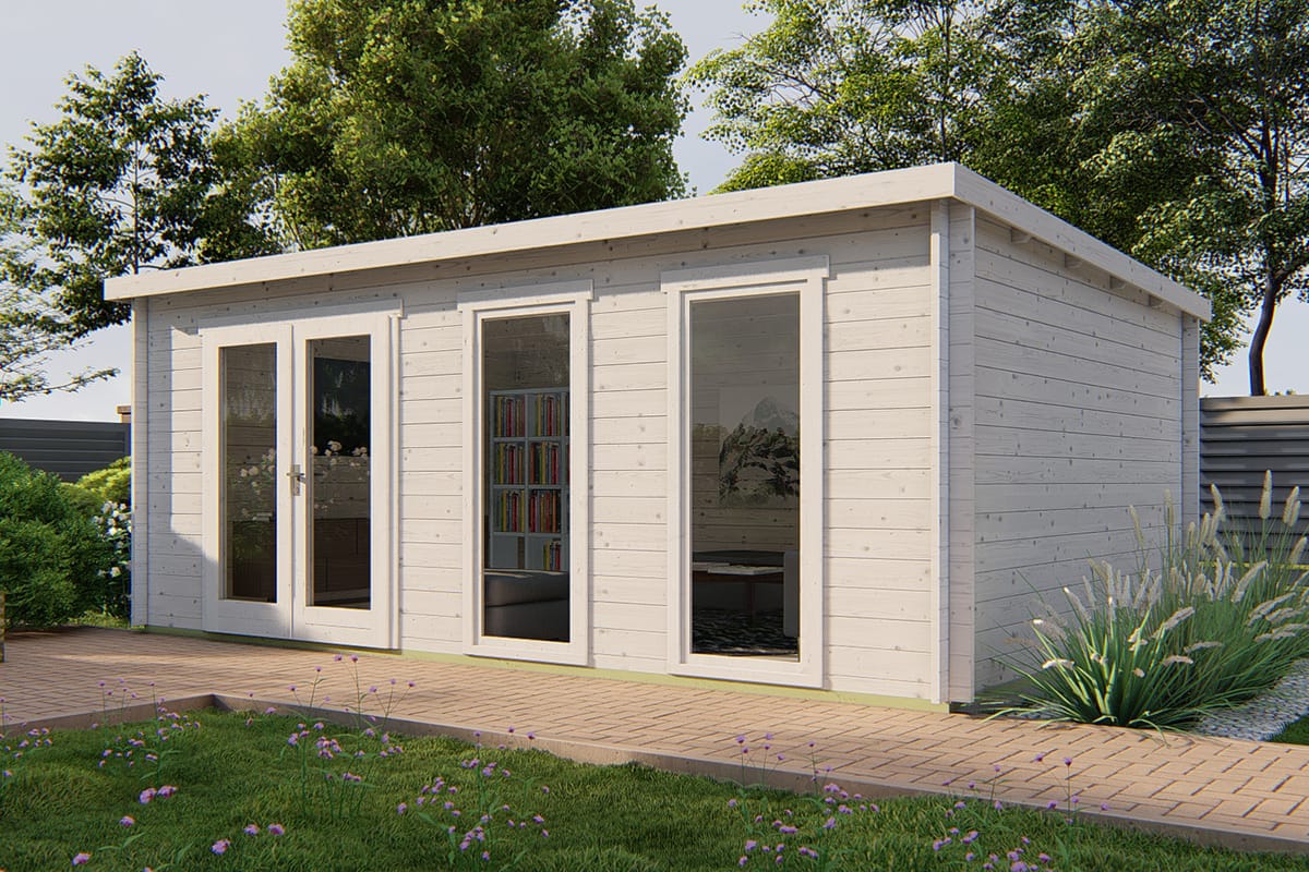 Blockhaus Annabel 500 x 400 x 223 cm - Wandstarke 40 mm