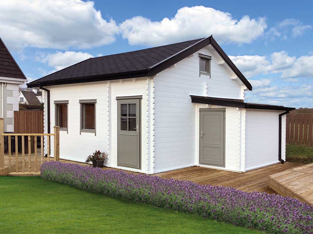 Blockhaus Berlin 490 x 530 cm (44 mm)