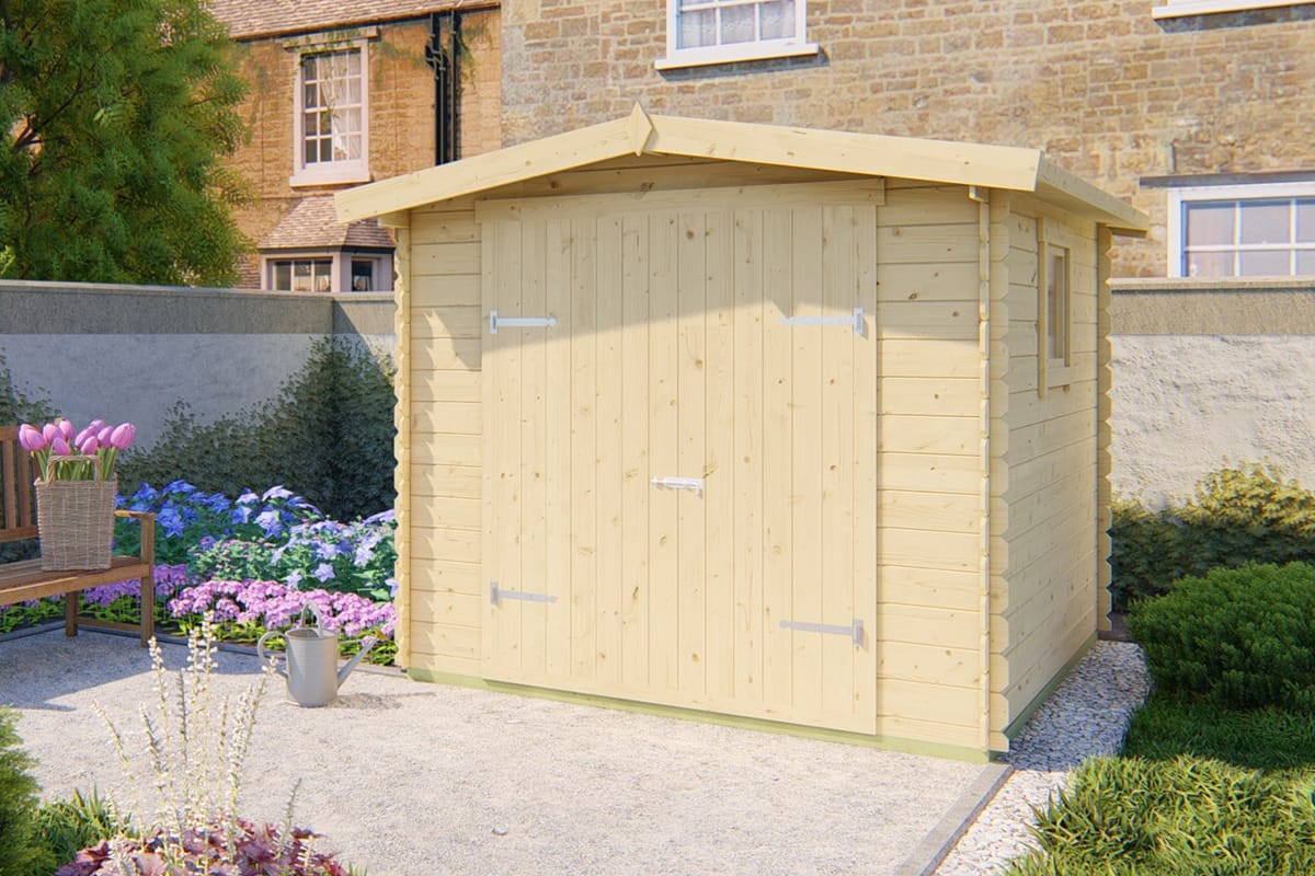 Blockhaus Valery 245 x 245 x 216 cm - Wandstarke 19 mm
